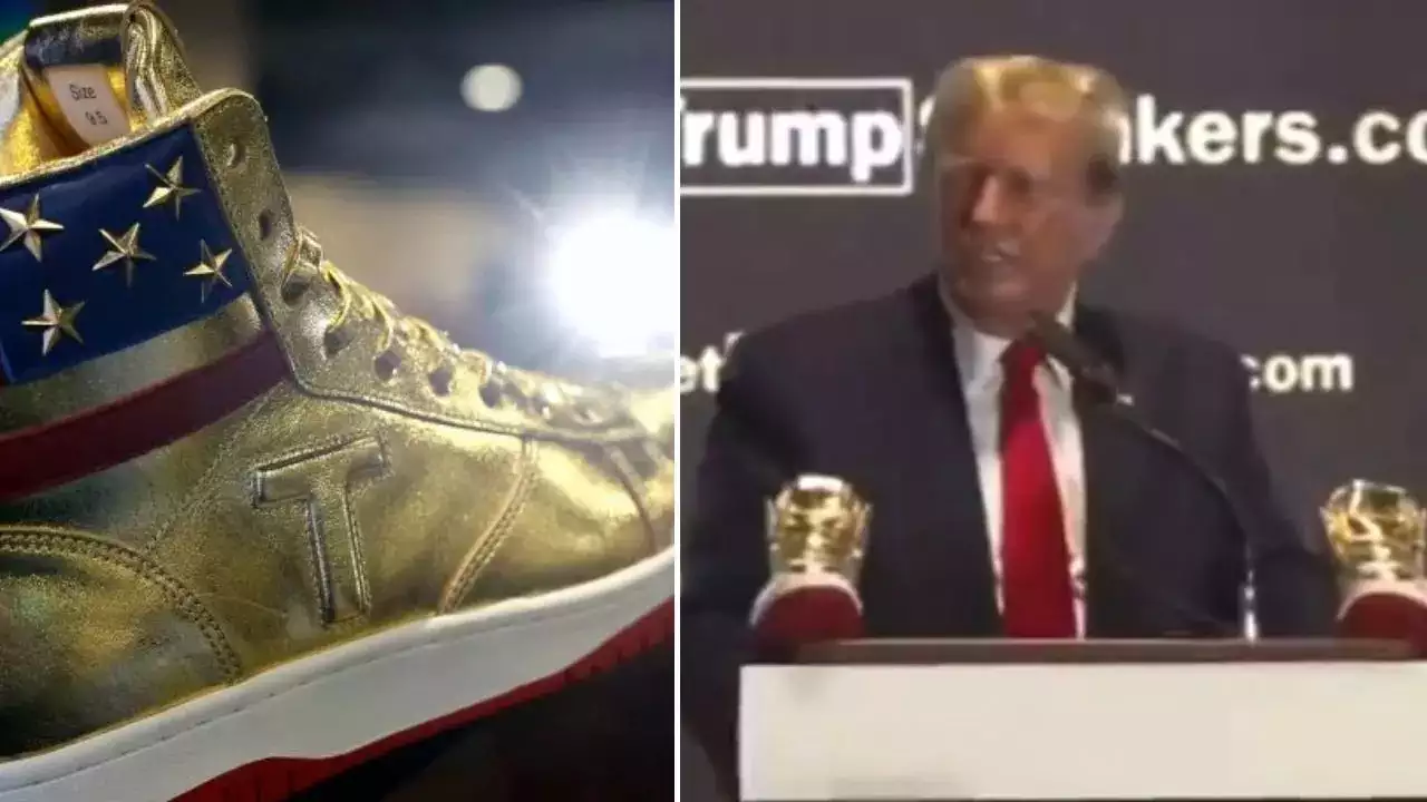 Trump covers 'legal cases' with sneaker money